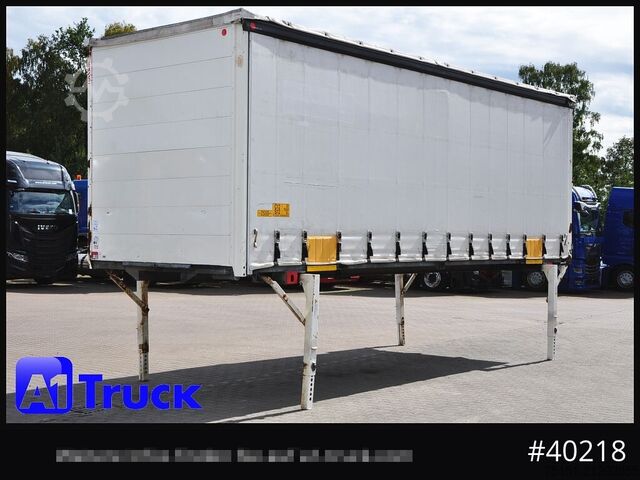 Wechselbrücke mit Pritsche & Plane WECON WPR 745, verzinkt, 2520  innen, Code XL