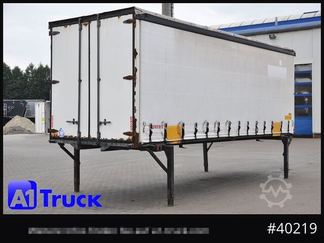 Wechselbrücke mit Pritsche & Plane WECON WPR 745, verzinkt, 2520  innen, Code XL