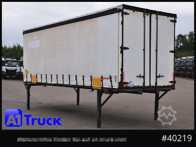 Wechselbrücke mit Pritsche & Plane WECON WPR 745, verzinkt, 2520  innen, Code XL