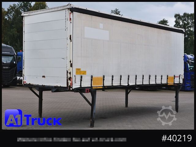 Wechselbrücke mit Pritsche & Plane WECON WPR 745, verzinkt, 2520  innen, Code XL