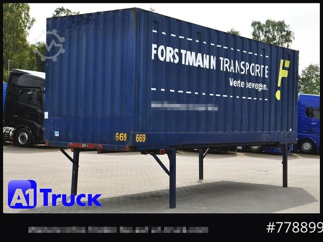 Wechselbrücke mit Kofferaufbau KRONE BDF 7,82 Container, 2700mm Innenhöhe, Portaltür