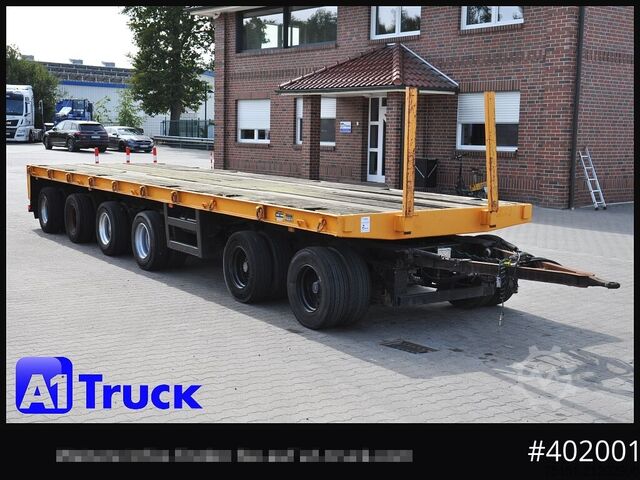 Anhänger mit offener Pritsche GOLDHOFER 6achs Plattform, Ballast, 60to., Schwerlast,