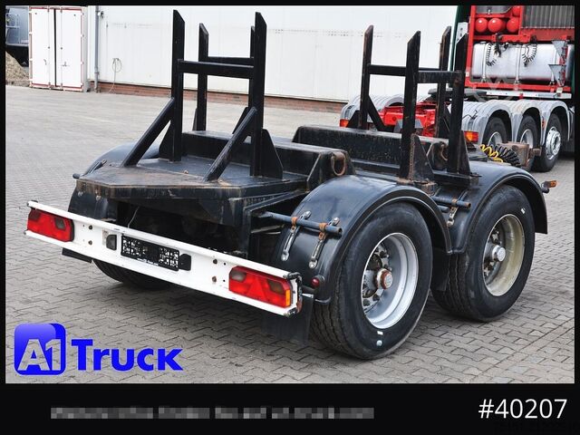 Anhänger mit offener Pritsche HUEFFERMANN HTA1800, Ballast, BPW Achsen, Luft