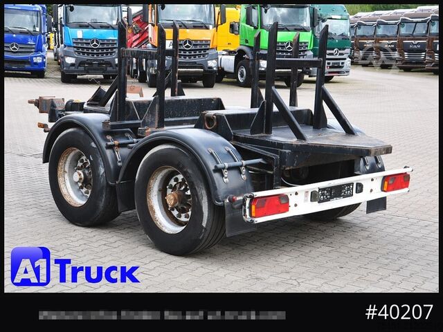 Anhänger mit offener Pritsche HUEFFERMANN HTA1800, Ballast, BPW Achsen, Luft