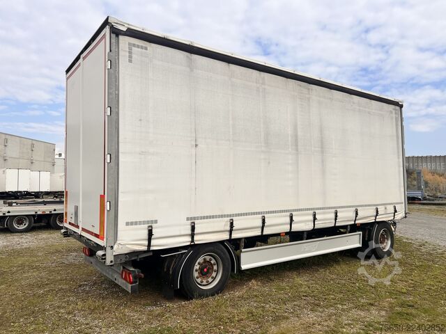 Open trailer with tarp Fliegl ZPS180  2 Achs Jumbo- Planen, Mega, durchladbar