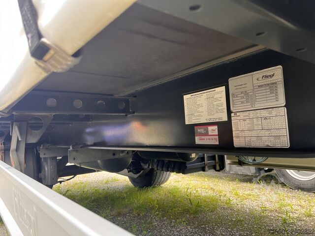 Open trailer with tarp Fliegl ZPS180  2 Achs Jumbo- Planen, Mega, durchladbar
