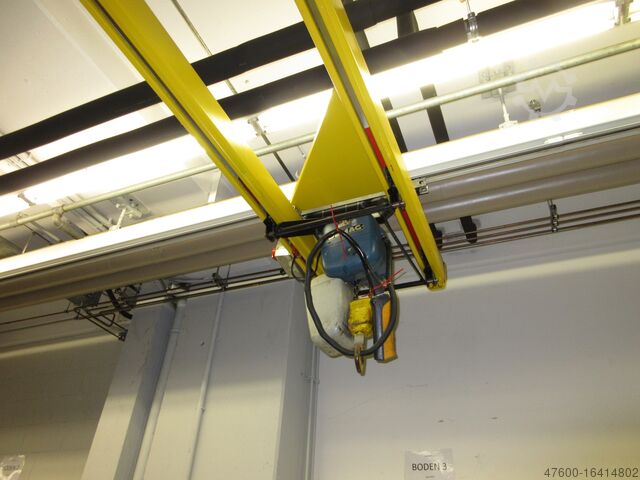 Crane sky Crane overhead crane Crane runway Demag Kranbahn KBK2 1000KG 35x6m Zubehör Demag KBK 2 II KBK2 1000Kg PK Kettenzug