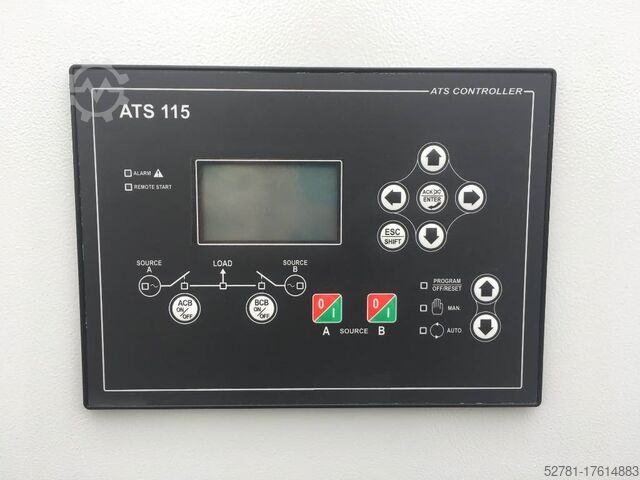 Construction equipment ATS Panel 1250A - Max 865 kVA - DPX-27510