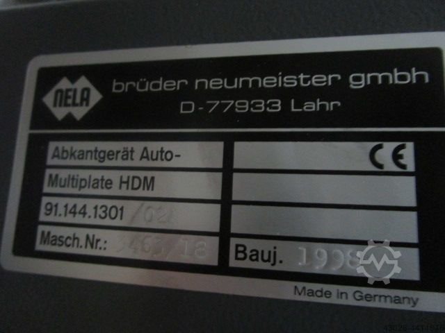 PLATE BENDING PRESS HEIDELBERG AUTO-MULTIPLATE HDM