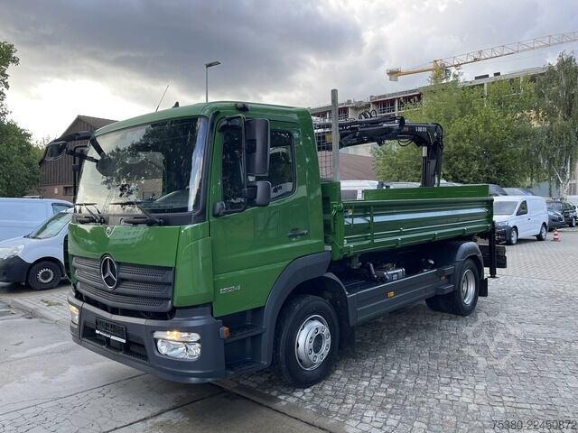 Three-sided tipper truck mercedes-benz Atego 1224 Zweiseitenkipper Kran Greifer *Klima*