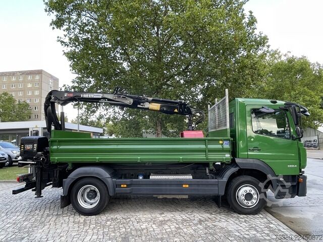 Three-sided tipper truck mercedes-benz Atego 1224 Zweiseitenkipper Kran Greifer *Klima*