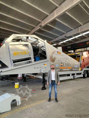 Mobile Betonmischanlage FABO Mobile Concrete Batching Plant 60  m3/h Mobile Concrete Batching Plant