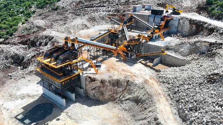 Brechanlage FABO Fixed Crusher 500-600 TPH