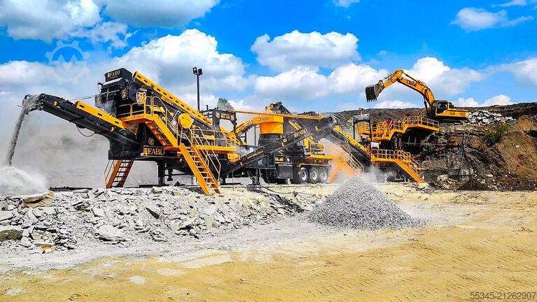 Zerkleinerungsanlagen / Backenbrecher FABO Jaw crusher | Stone crusher 180-300 TPH Jaw crusher | Stone crusher