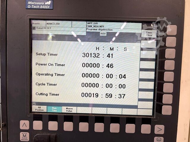 Vertical machining center MATSUURA MAM 72-25 V