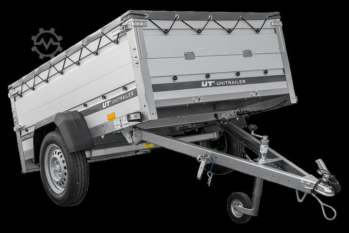 Car trailer Unitrailer Garden 201 KIPP ALU mit Bordwandaufsatz