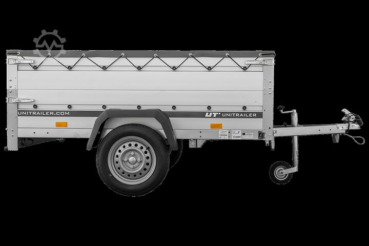 Car trailer Unitrailer Garden 201 KIPP ALU mit Bordwandaufsatz