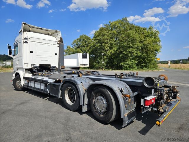 Roll-off tipper truck SCANIA R 450 6x2 Nachlauflenkachse