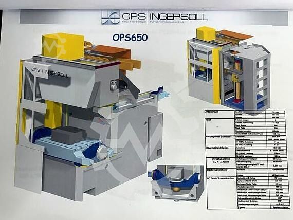 CNC machining center OPS INGERSOLL OPS 650