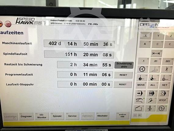 CNC machining center OPS INGERSOLL SPEED HAWK 650