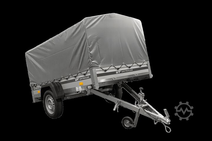 Car trailer Unitrailer Garden 230 KIPP ALU mit 80 cm Hochplane