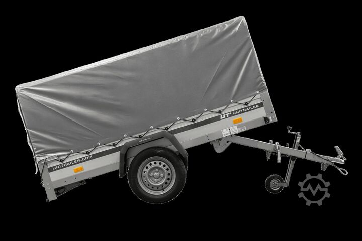 Car trailer Unitrailer Garden 230 KIPP ALU mit 80 cm Hochplane