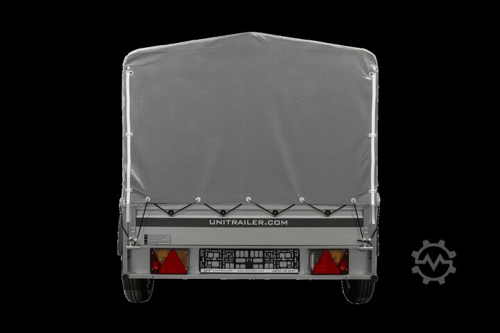 Car trailer Unitrailer Garden 230 KIPP ALU mit 80 cm Hochplane
