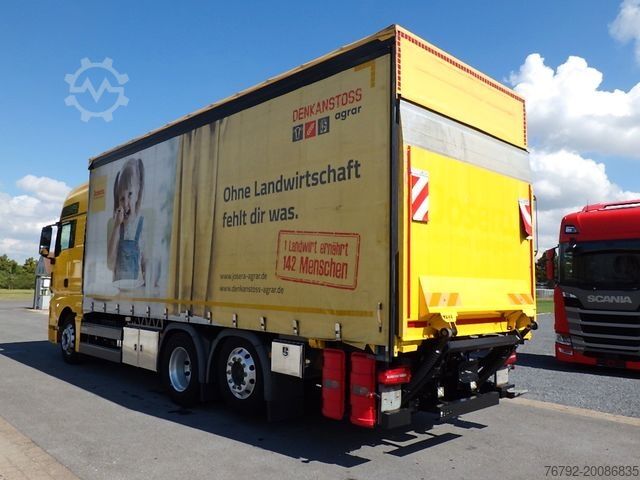 LKW mit Pritsche & Plane MAN TGX 26.460 LL XXL/Ret/Pritsche/Heitling/Kompress