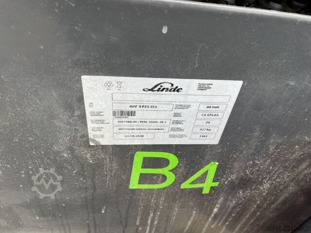 Electric 3-wheel forklift Linde E16-02