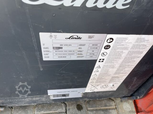 Electric 3-wheel forklift Linde E16-02
