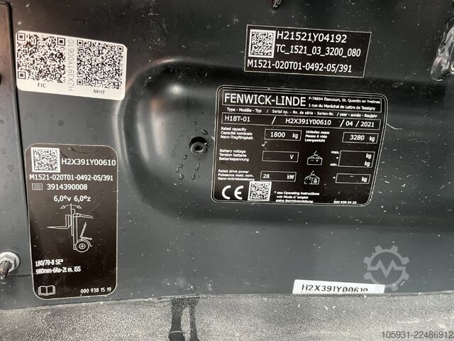 LPG Forklifts Linde H18T-01