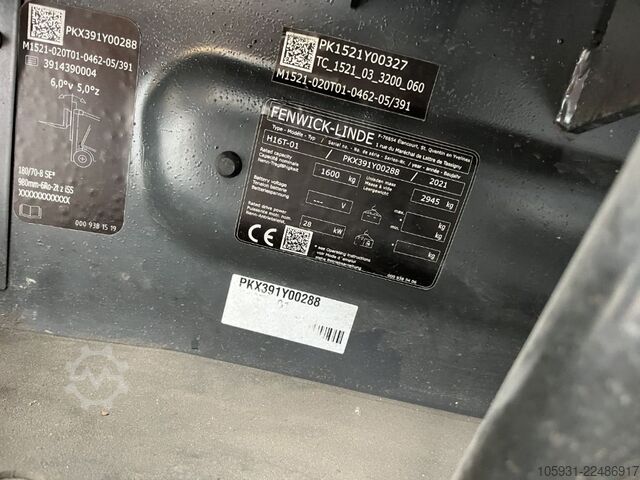 LPG Forklifts Linde H16T-01