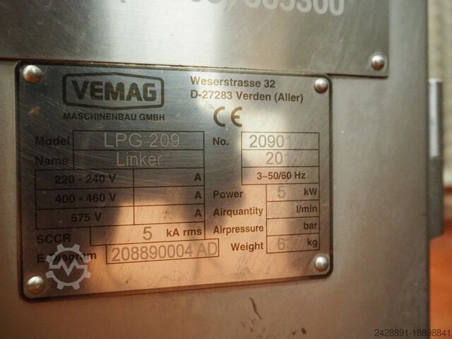 Meat portioner Vemag LPG 209