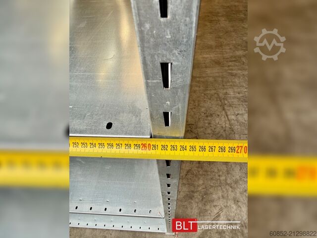 Steckregal Gebrauchtes STOW Fachbodenregal 300 cm hoch, 60 cm tief, 7 Lagerebenen