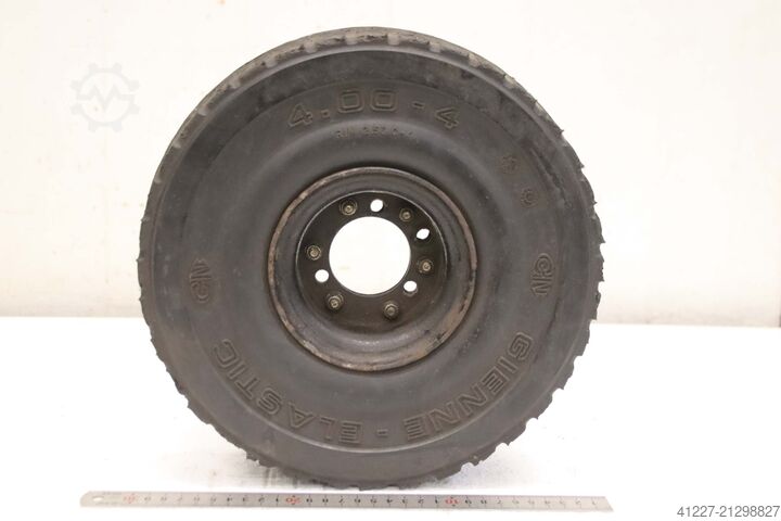 Vollgummi Reifen 2 Stück Gienne Elastic 4.00-4