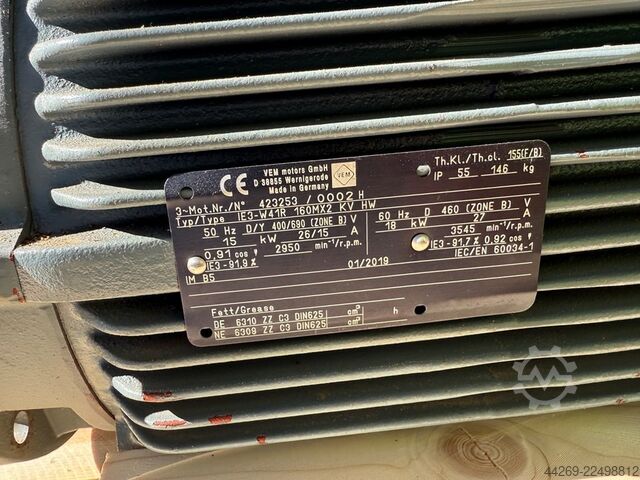 VEM electric motor, type IE3-W41R 160MX2 KV HW VEM IE3-W41R 160MX2 KV HW