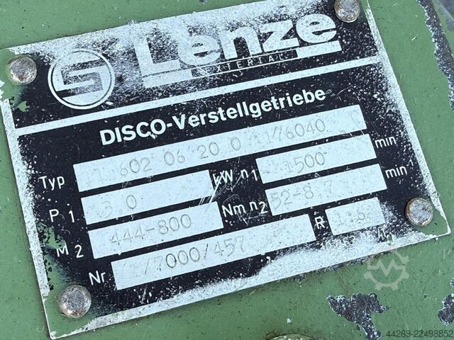 Lenze feed gearbox Lenze 12 602 20 1 3 2/81