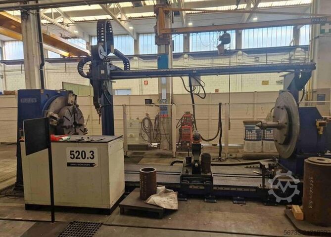 3-Achs Schweissanlage 4200 x 1200 x 1000 REIS MIG/MAG 3-Achs-Schweißanlage 4200