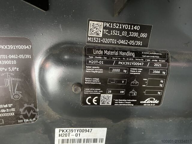 Treibgasstapler Linde H20T-01