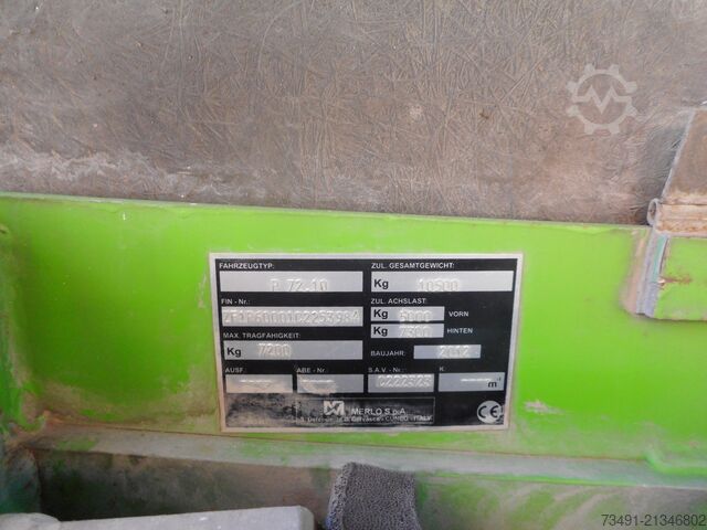 Telescopic loader Merlo P72.10 ( 7,2t - 10m )