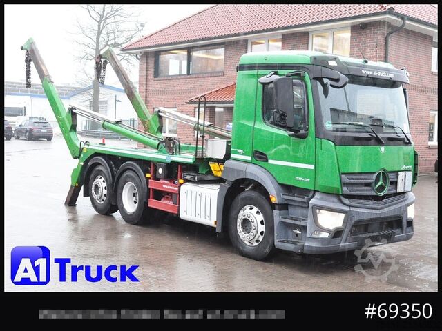 Skip truck MERCEDES-BENZ Antos 2546 BL Meiller, Funk