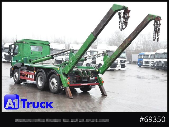 Skip truck MERCEDES-BENZ Antos 2546 BL Meiller, Funk