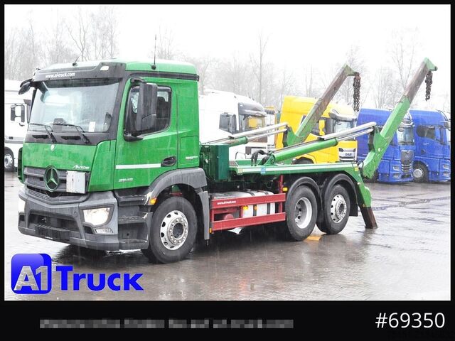Skip truck MERCEDES-BENZ Antos 2546 BL Meiller, Funk