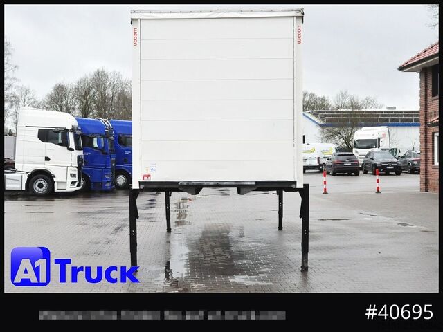 Swap body with flatbed & tarp WECON WPR 745, verzinkt, 2520  innen, Code XL, neue Plane