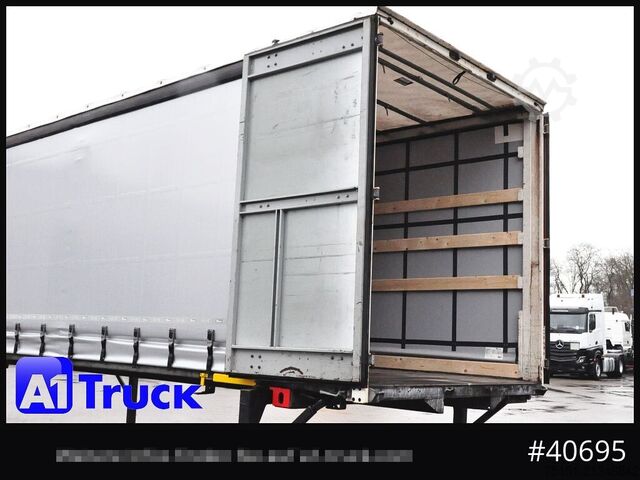 Swap body with flatbed & tarp WECON WPR 745, verzinkt, 2520  innen, Code XL, neue Plane