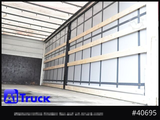 Swap body with flatbed & tarp WECON WPR 745, verzinkt, 2520  innen, Code XL, neue Plane