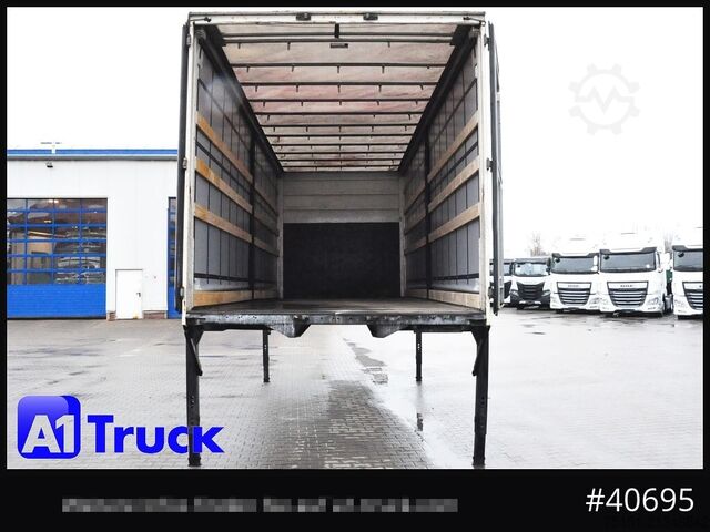 Swap body with flatbed & tarp WECON WPR 745, verzinkt, 2520  innen, Code XL, neue Plane