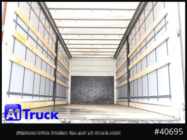 Swap body with flatbed & tarp WECON WPR 745, verzinkt, 2520  innen, Code XL, neue Plane