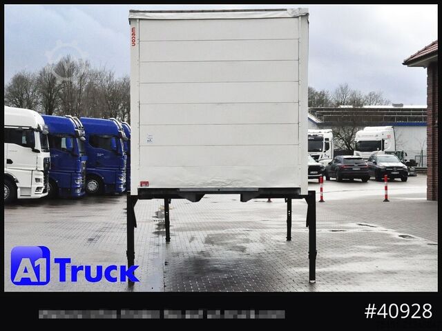 Swap body with flatbed & tarp WECON WPR 745, verzinkt, 2520  innen, Code XL