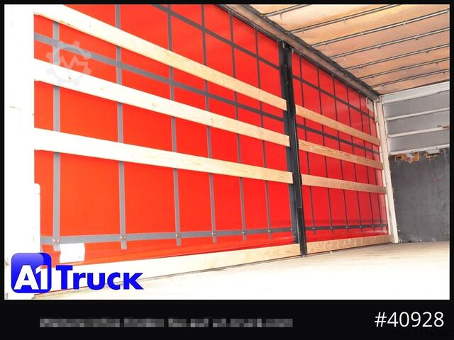 Swap body with flatbed & tarp WECON WPR 745, verzinkt, 2520  innen, Code XL